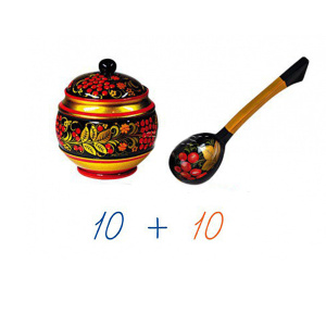 Счетный материал на магнитах Хохлома. Пособие по математике для 1 класса