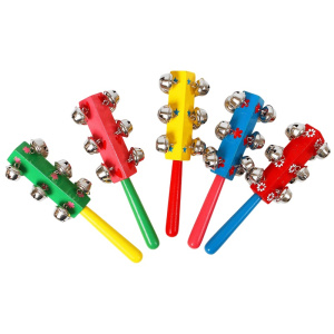 Погремушка с колокольчиками и ручкой, 1 шт