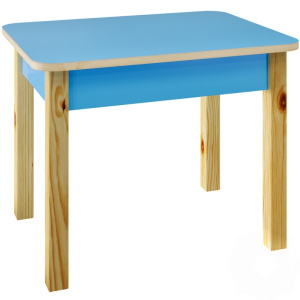Стол детский нерегулируемый, яркие цвета (Стол детский нерегулируемый, ростовая группа 0 (яркие цвета, голубой))