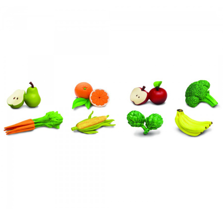 Набор фигурок Фрукты и овощи 8 предметов (1)